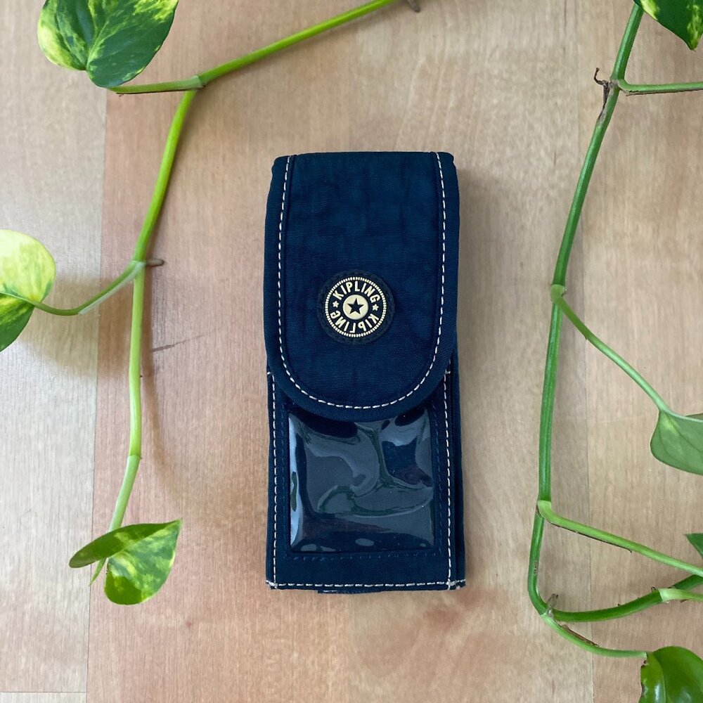 Hard to find (discontinued) Mini blue Navy Case Kipling Brand